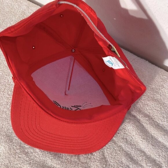 Vintage Kim Co Aluminum Specialists Edmonton Alta Red Trucker Hat - Picture 7 of 8